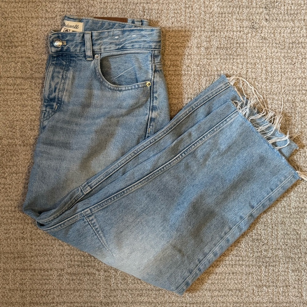 Madewell Darted Barrel-Leg Jeans